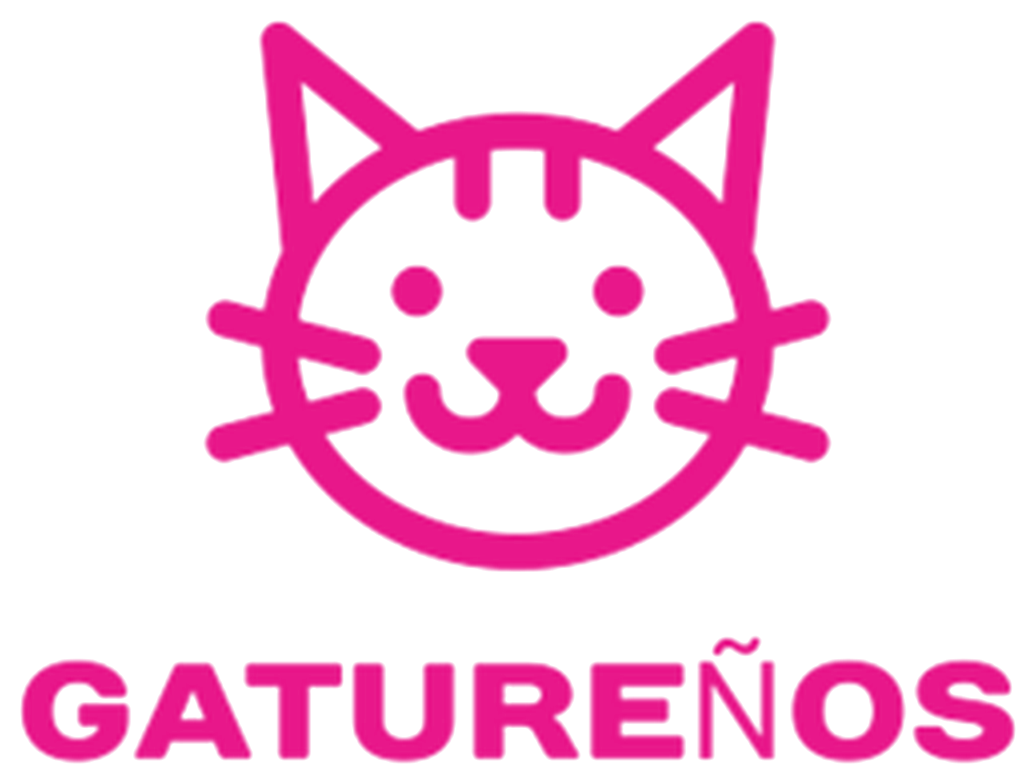 Logotipo de Gatureños: gato con la oreja marcada